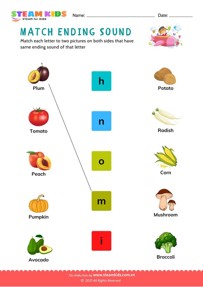 Bài tập tiếng anh - Ending Sounds - B4