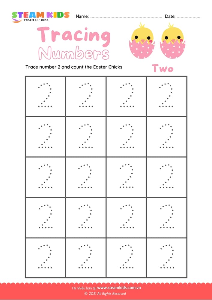 Bài tập tiếng anh - Write number 2