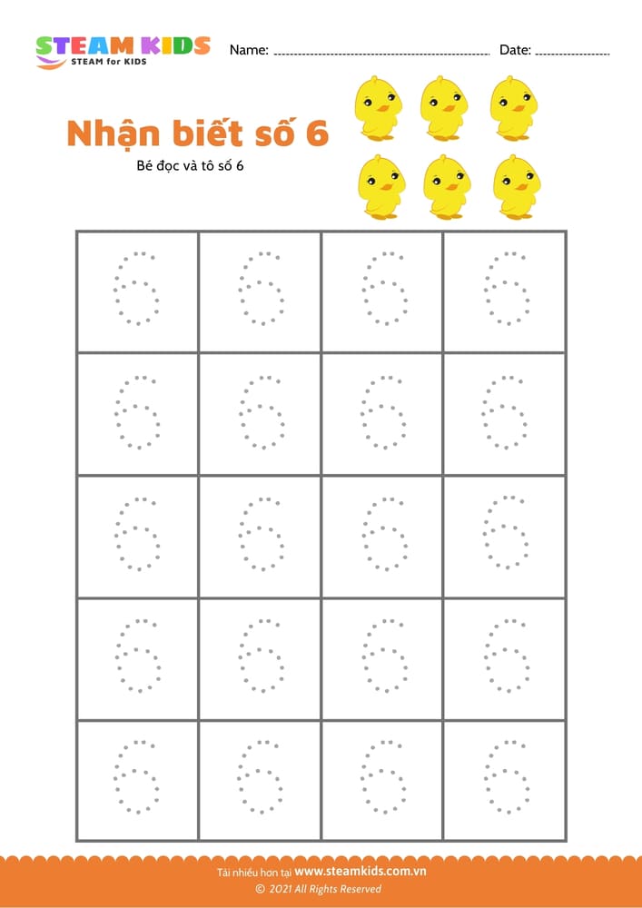 Bài tập toán tư duy - Nhận biết số - B15