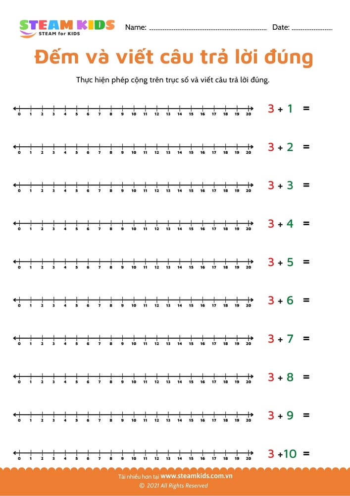Bài tập toán tư duy - Thực hiện phép cộng - B3