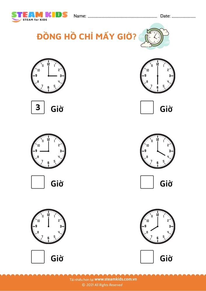 Bài tập toán tư duy - Chọn thời gian - B1