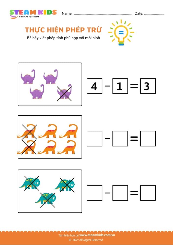 Bài tập toán tư duy - Thực hiện phép trừ - B37