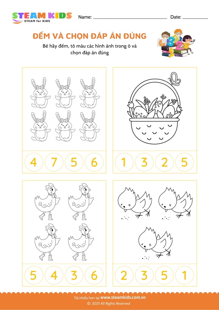 Bài tập toán tư duy - Đếm và đánh dấu - B15