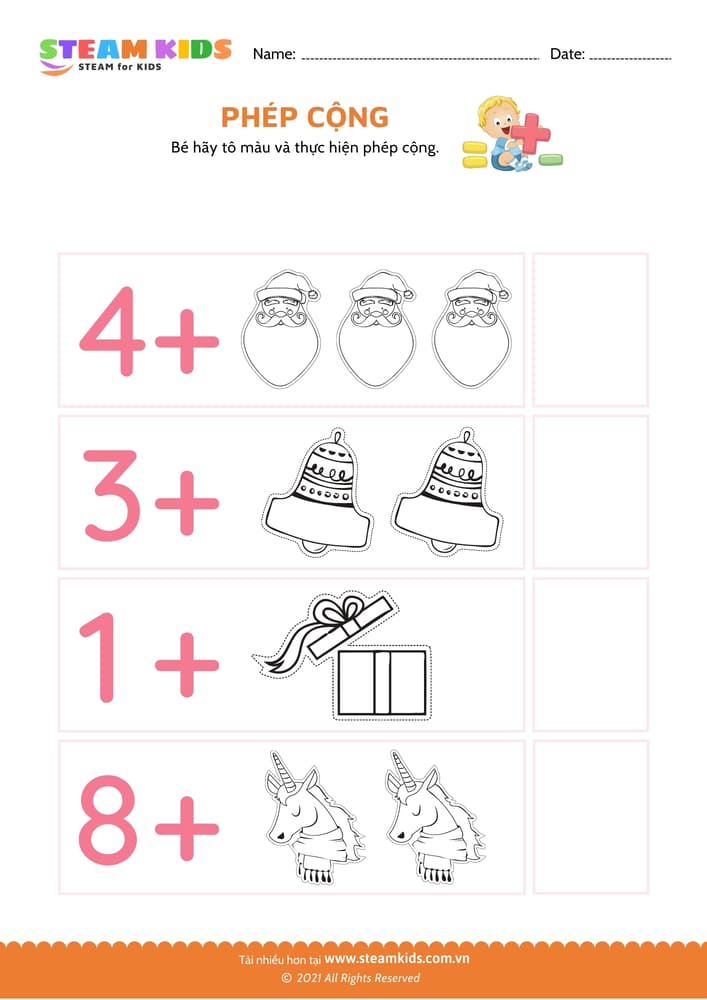 Bài tập toán tư duy - Thực hiện phép cộng - B19