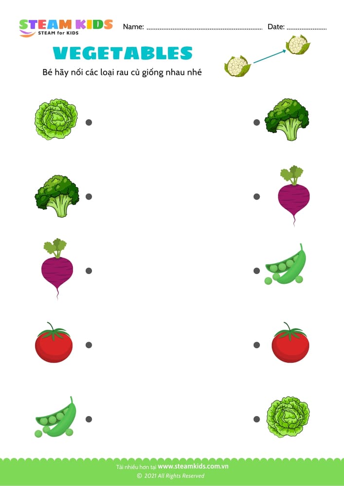 Bài tập khoa học - Tìm cặp giống nhau - B1