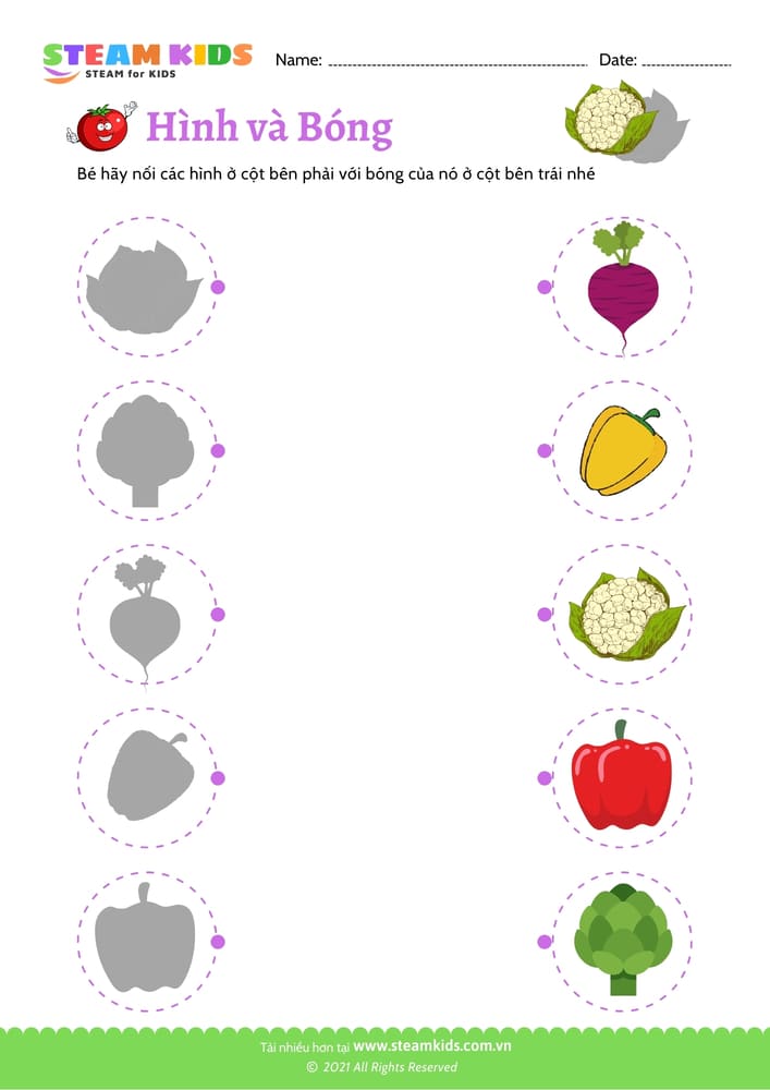 Bài tập khoa học - Nhận dạng rau củ - B1