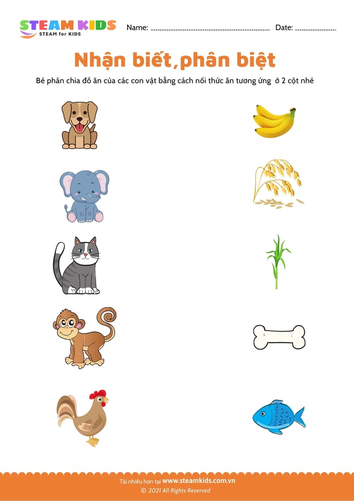 Bài tập khoa học - Nhận biết phân biệt - B1