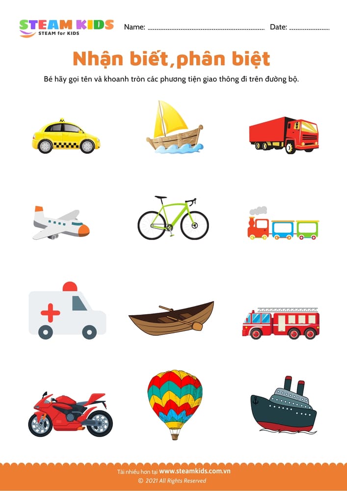 Bài tập khoa học - Nhận biết phân biệt - B11