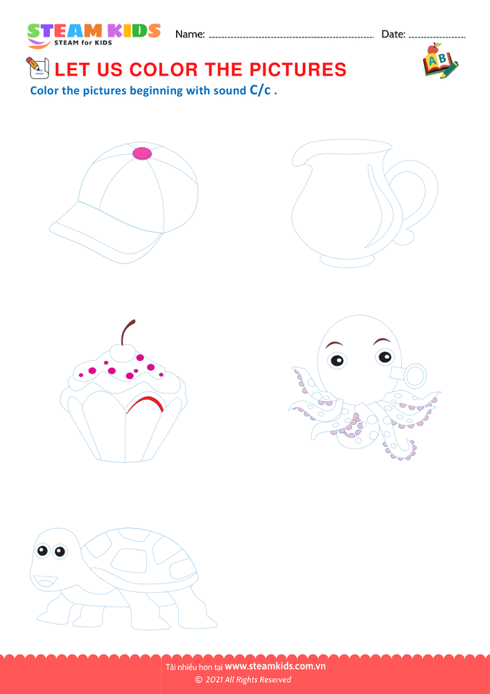 Bài tập tiếng anh - Beginning Sounds C