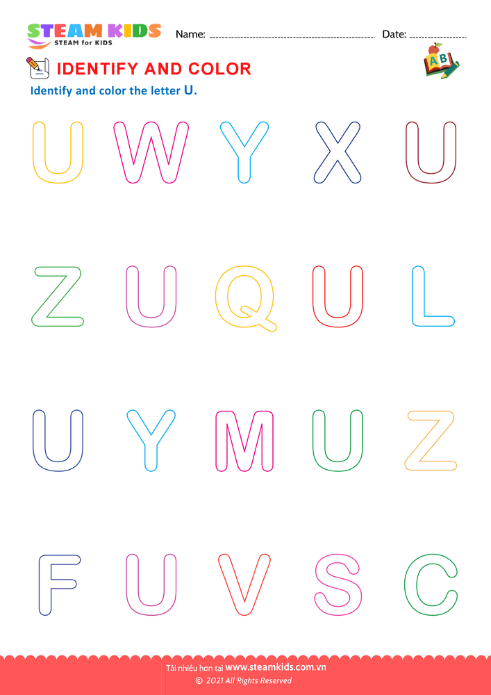 Bài tập tiếng anh - Identify Letters - B9