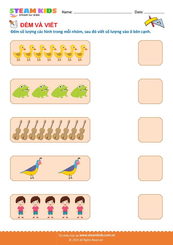 Bài tập Toán tư duy - Đến và viết - B19