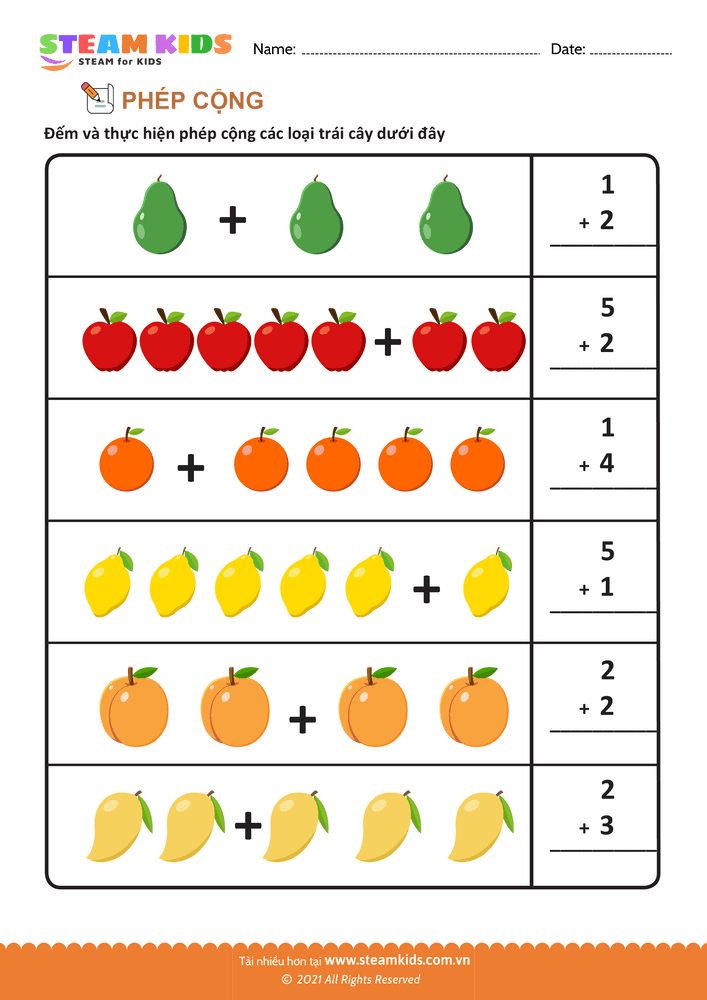 Bài tập Toán tư duy - Cộng đối tượng - B1