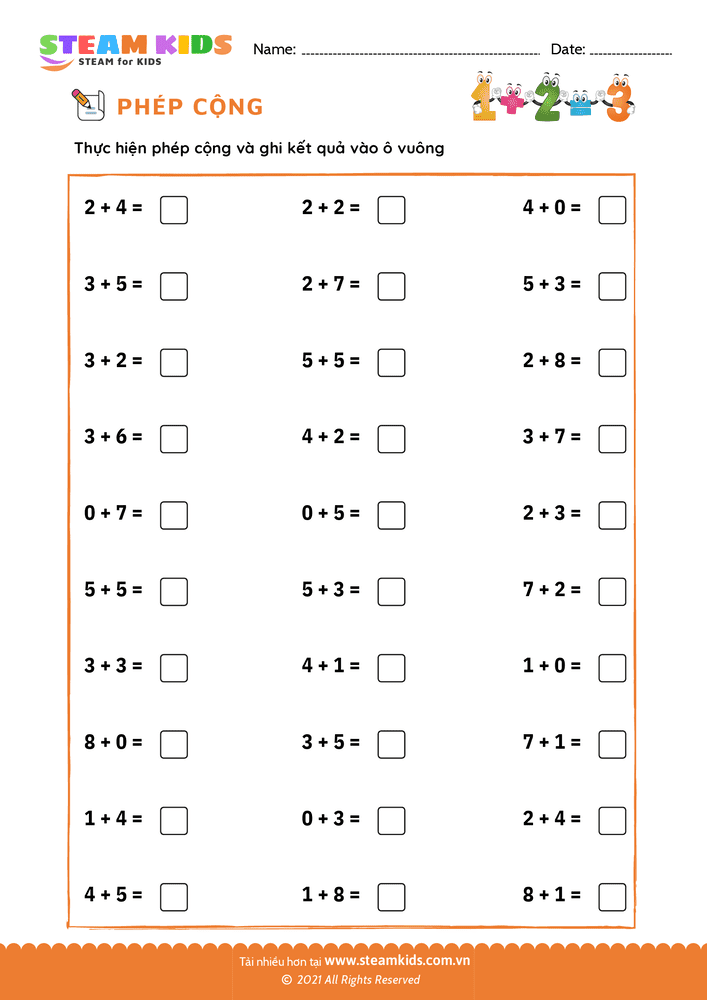 Bài tập Toán tư duy - Tính tổng - B9