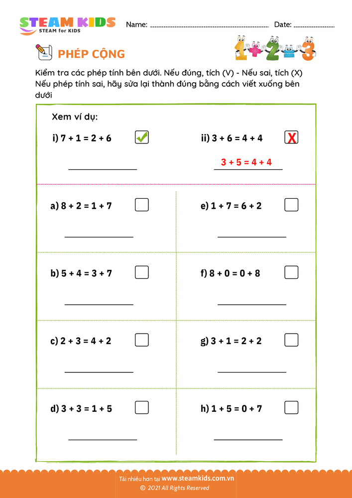 Bài tập Toán tư duy - Chọn đúng - sai - B17