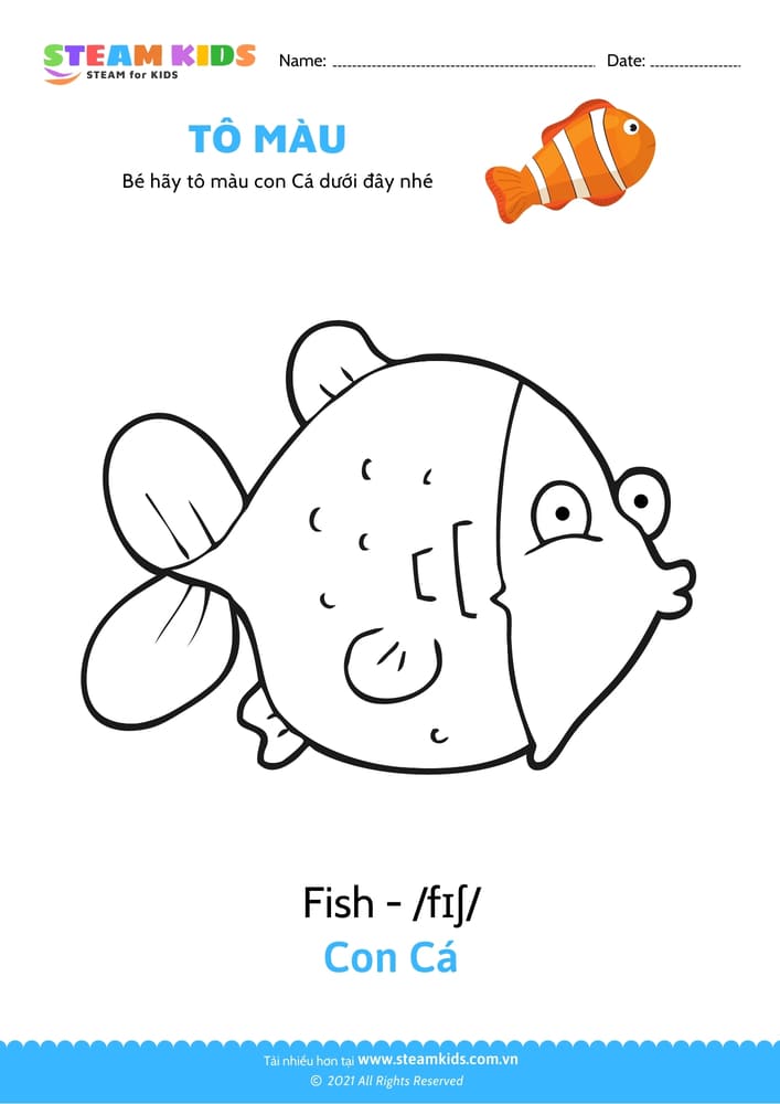 Tô màu Con Bọ ngựa steam kids,steamkids