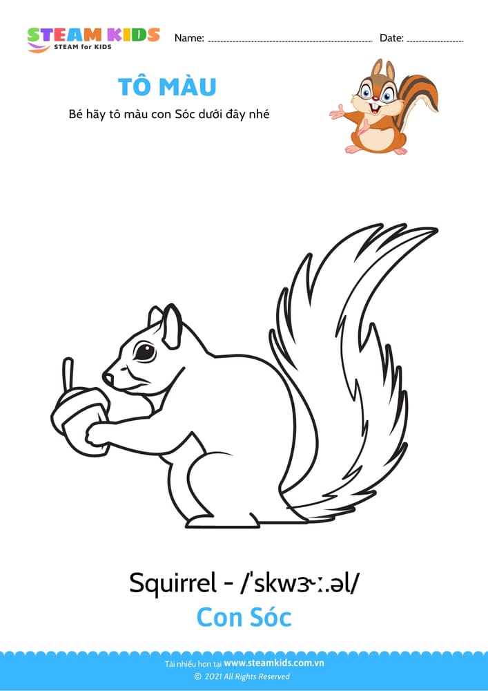 Tô màu Con Tinh tinh Tô màu động vật Sống trong rừng