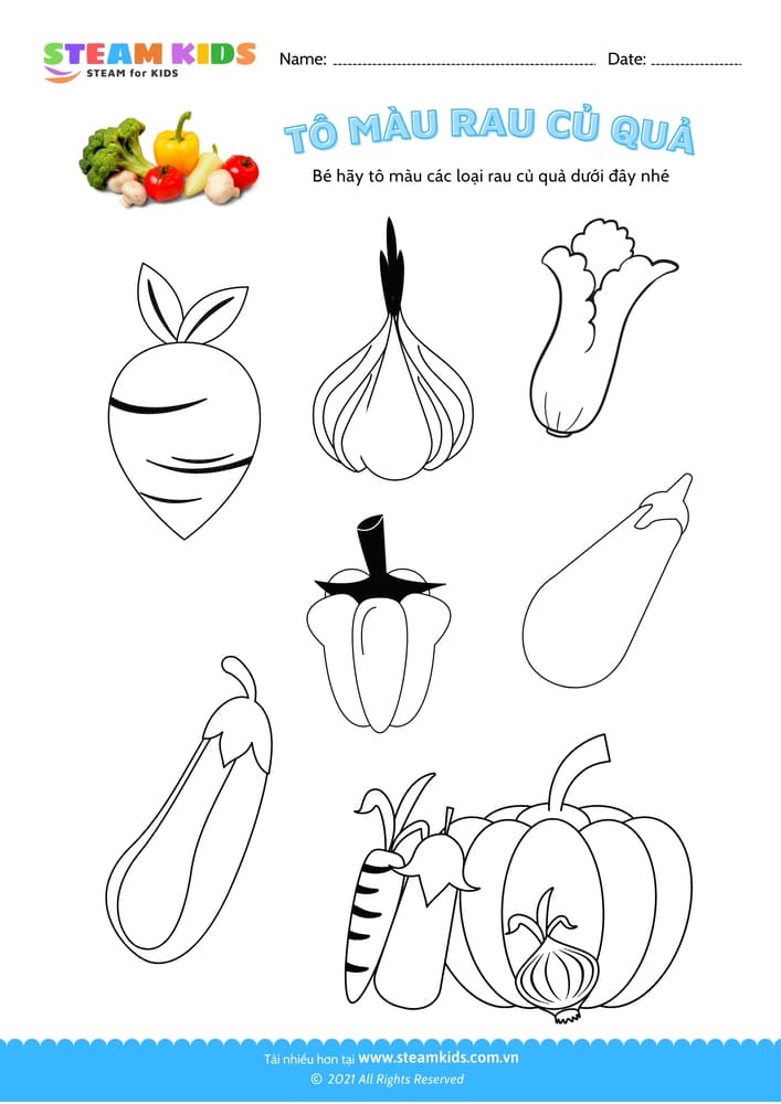 Tô màu trái cây - B2