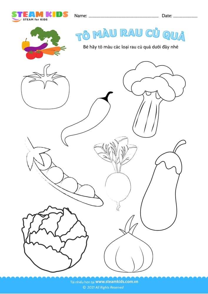 Tô màu trái cây - B2