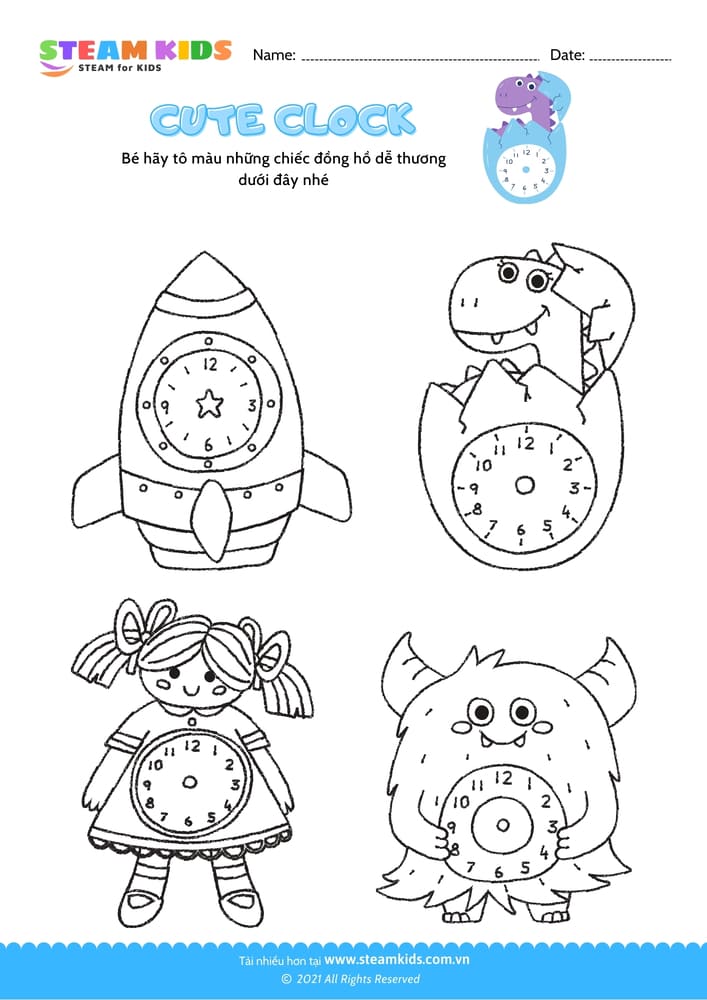 Tô màu gia đình - B10