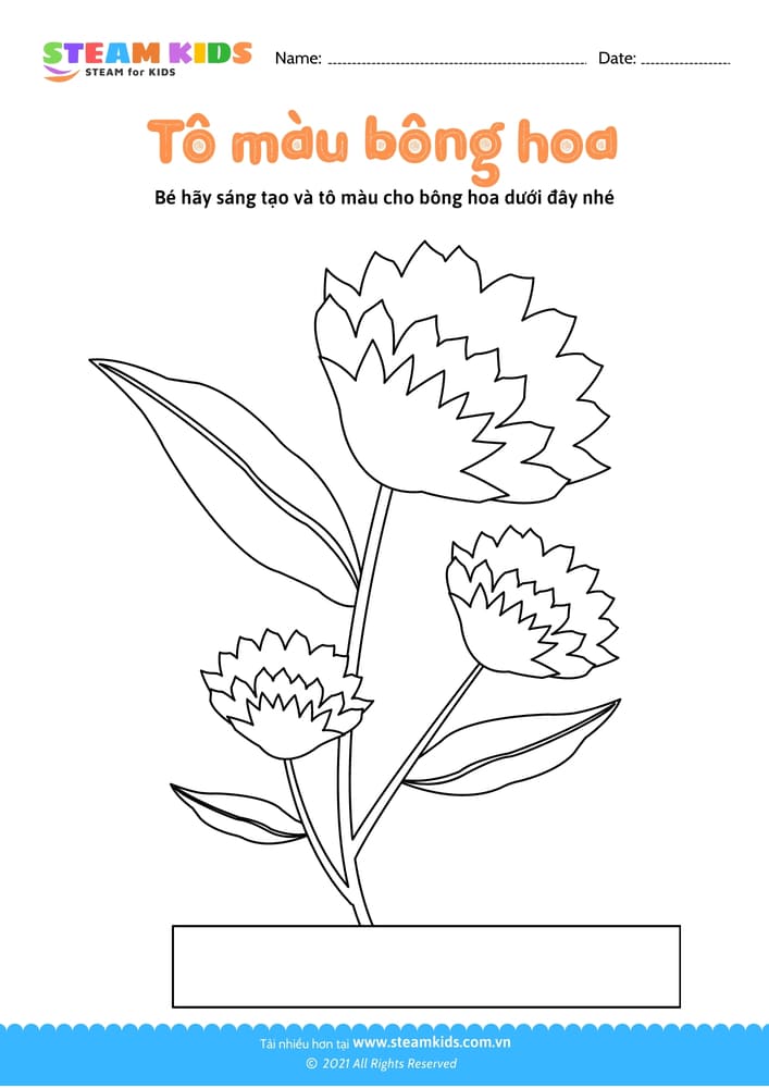 Tô màu khủng long - B4