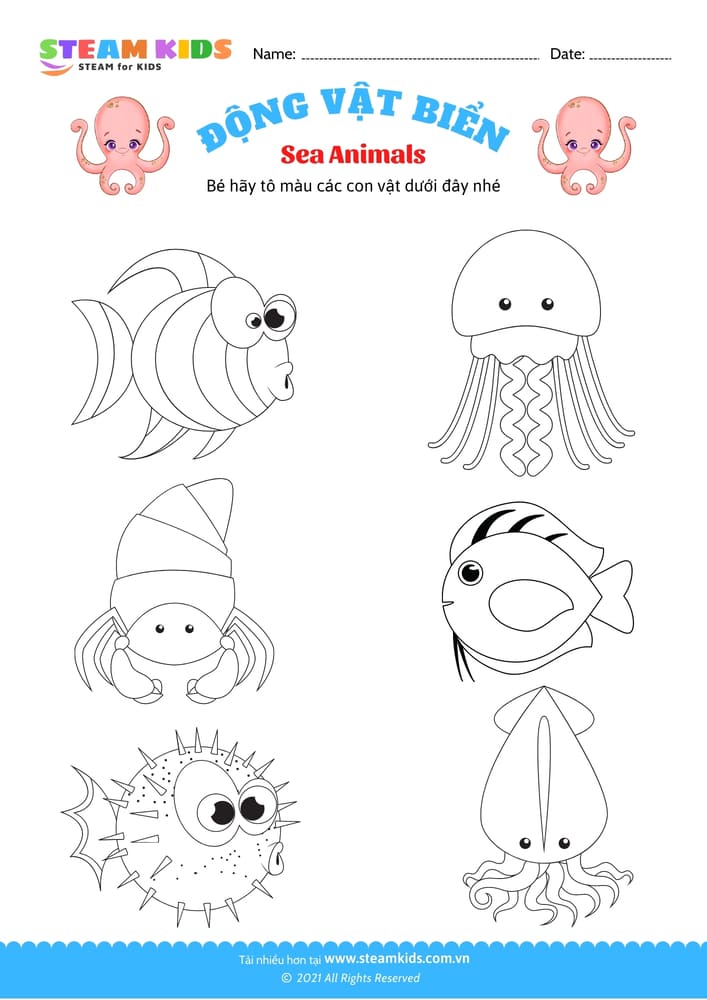 Tô màu động vật - B10