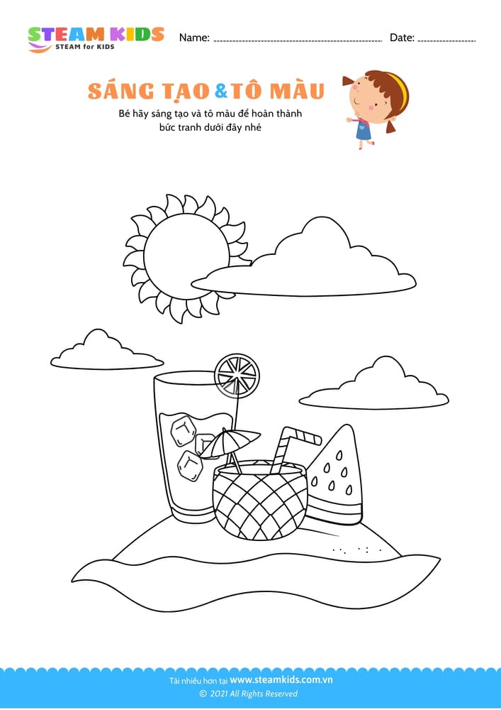 Tô màu động vật - B4