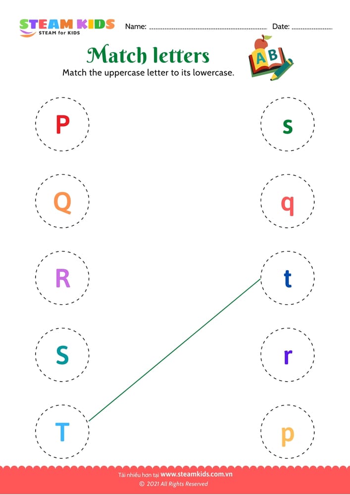 Find and Color letter W/w
