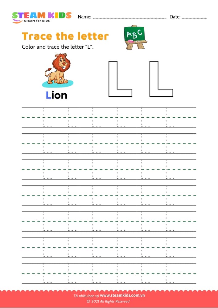 Write uppercase letter "N"