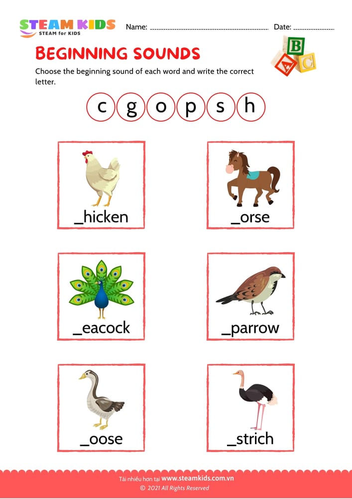 Sight Words - B6
