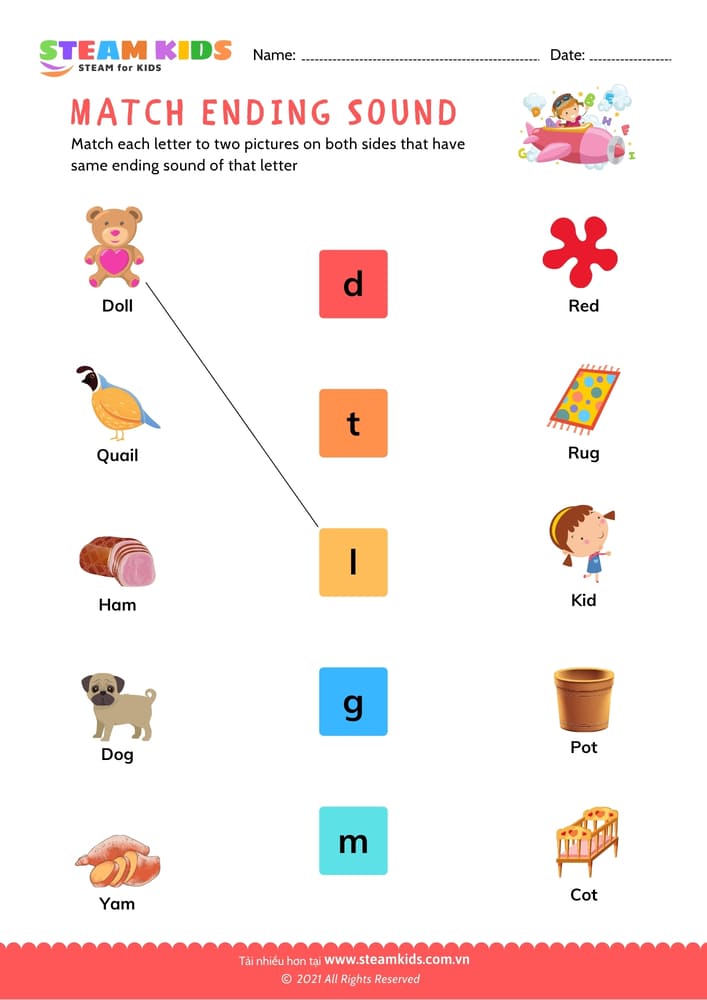 Indentify Ending Sounds - B5