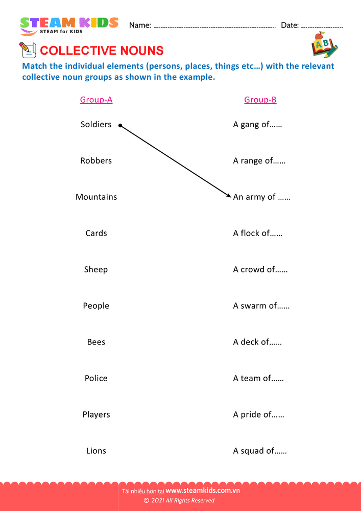 Collective nouns - B36