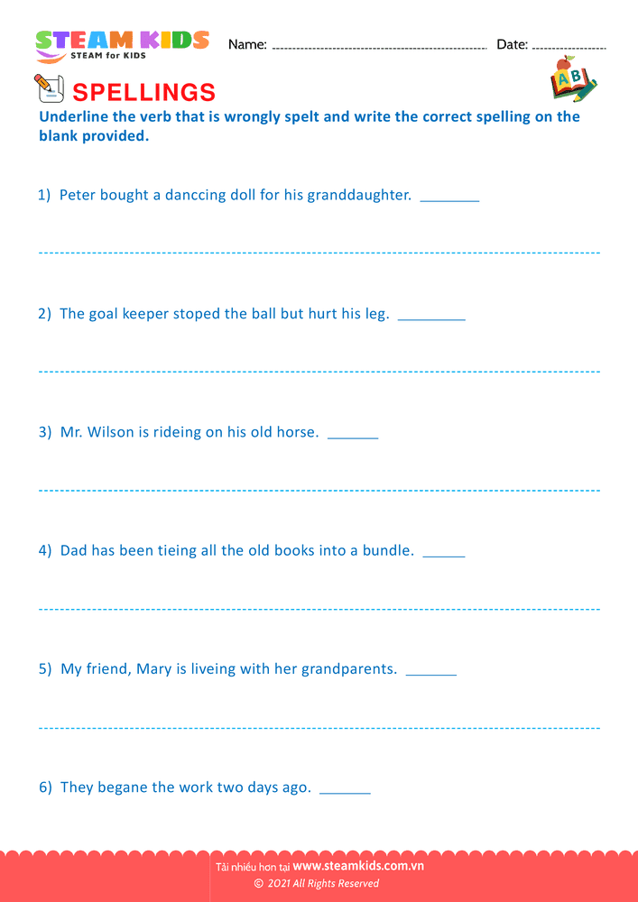 Plurals & Verb Forms - B17