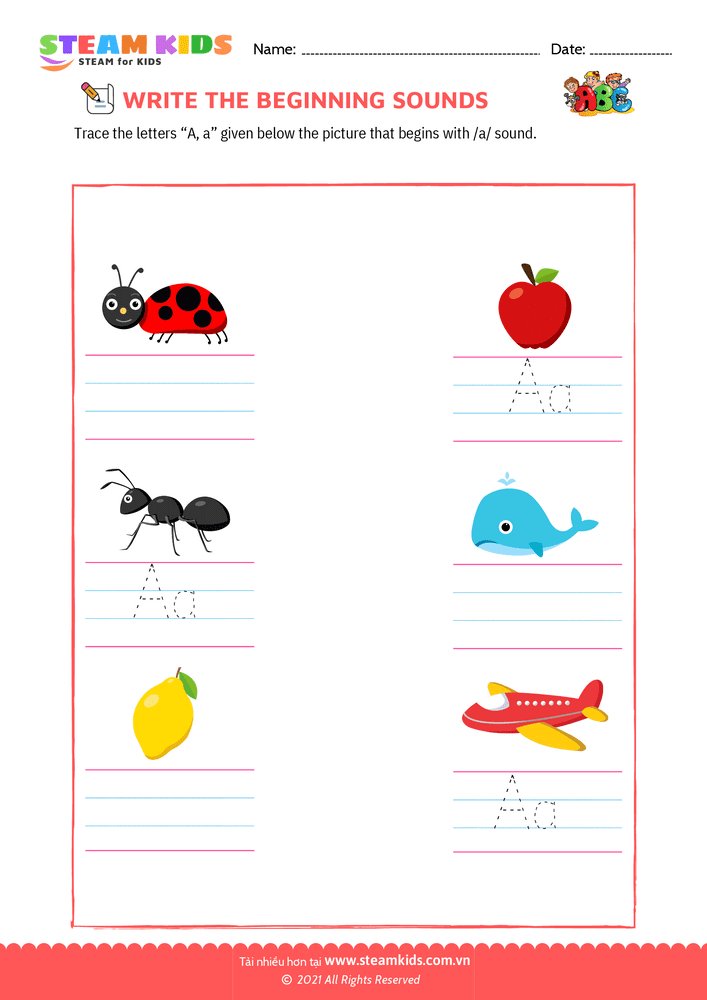 Beginning Sounds - B29