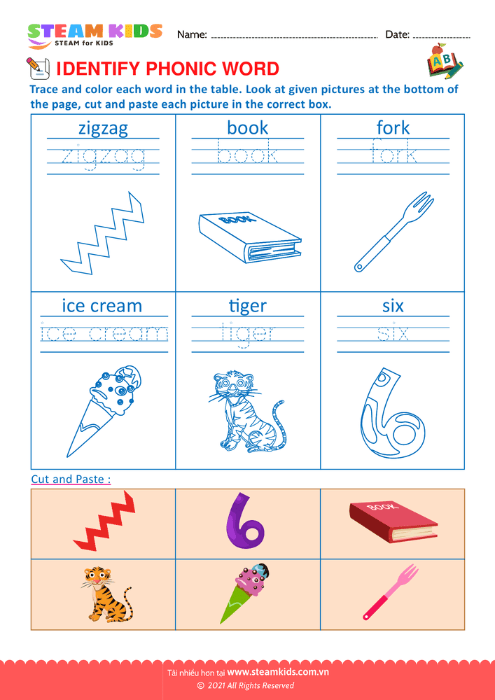 Identify phonic word - B18