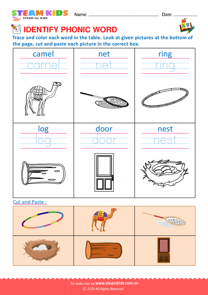 Identify phonic word - B18