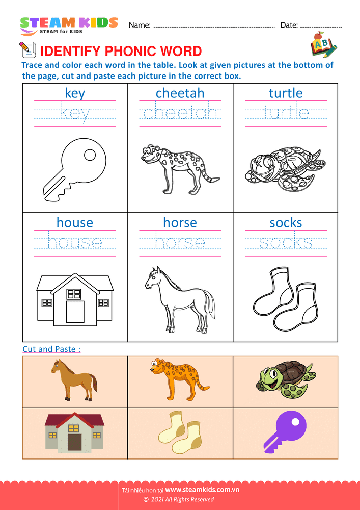 Identify phonic word - B18