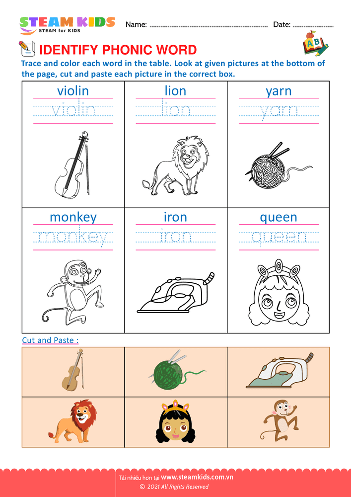 Identify phonic word - B18