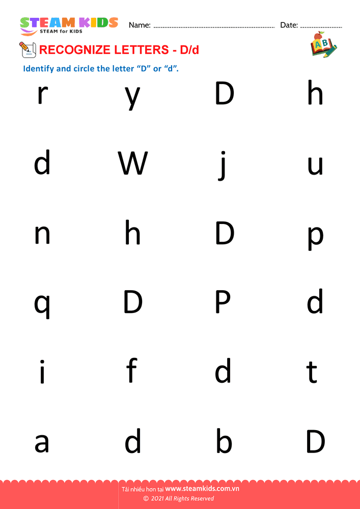 Find and Color letter C