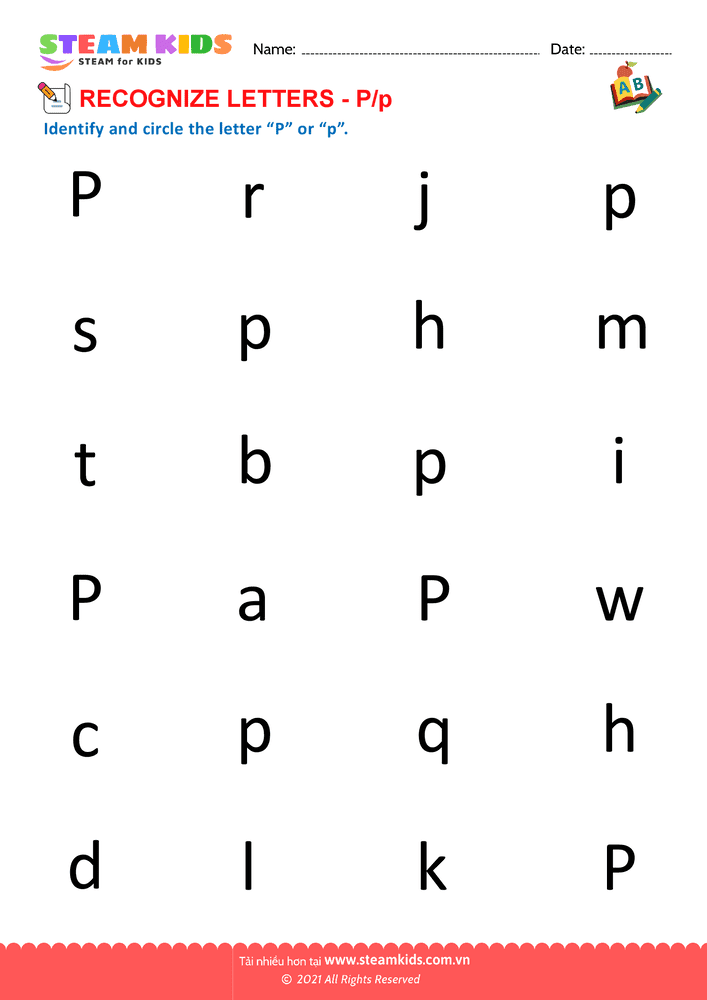 Find and Color letter C