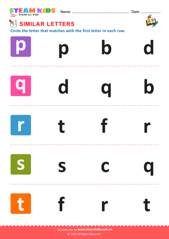 Letters that look similar uppercase (P-T)