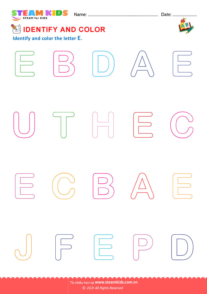 Identify Letters - B12