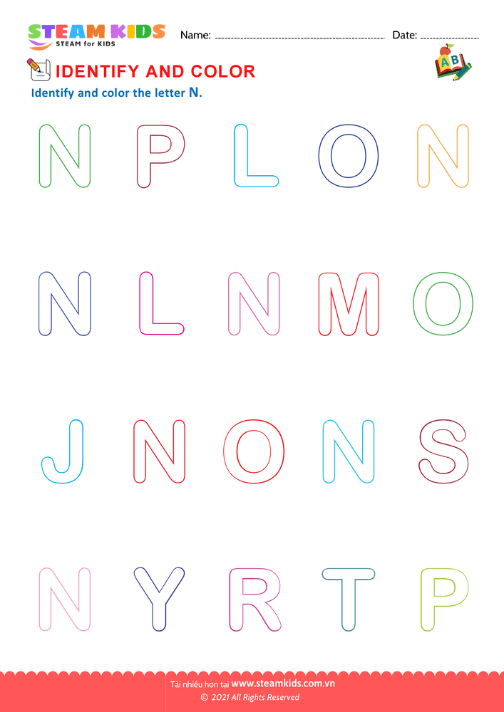 Identify Letters - B12