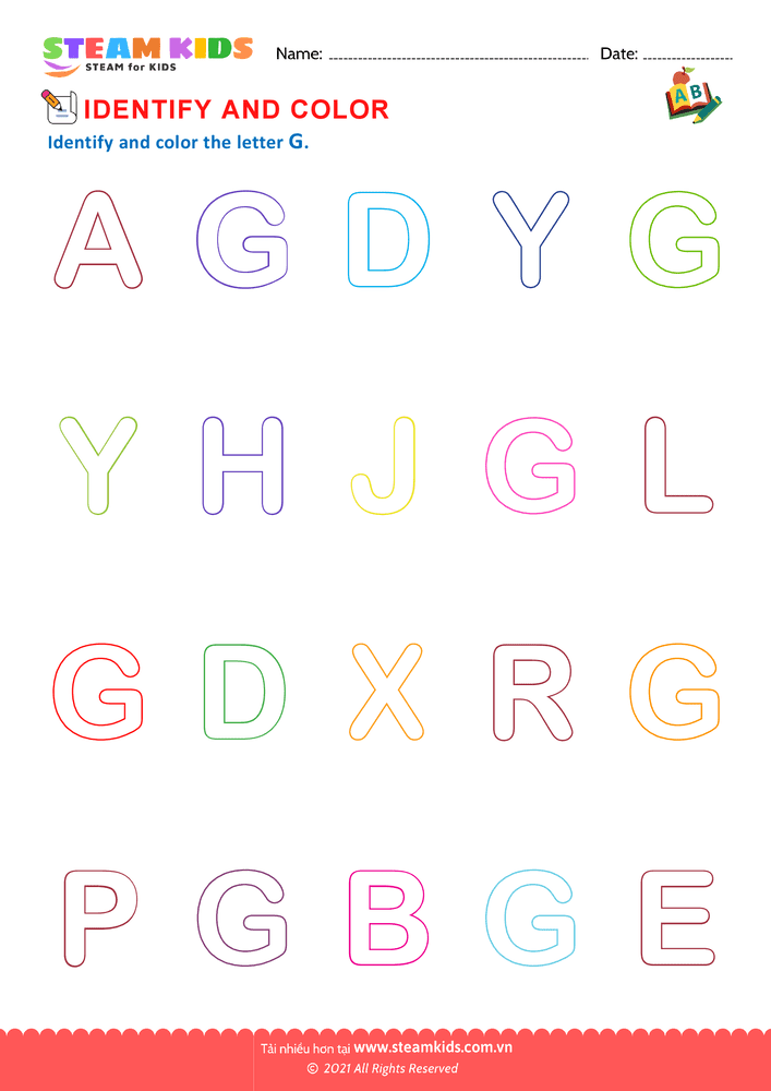 Identify Letters - B12