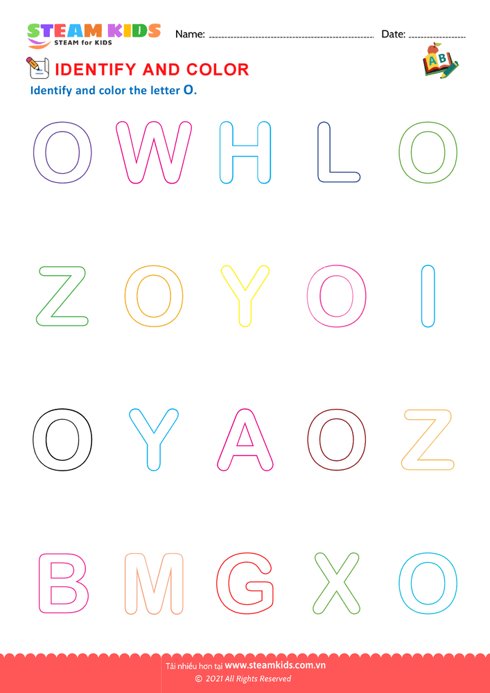 Identify Letters - B12