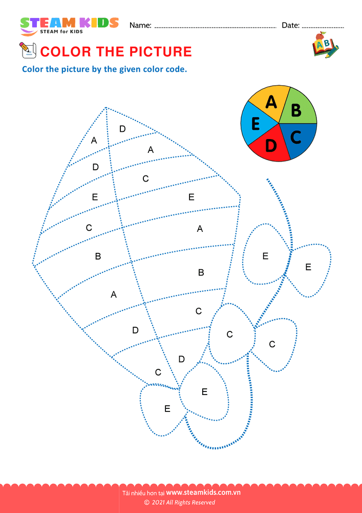 Color by Letter - B1