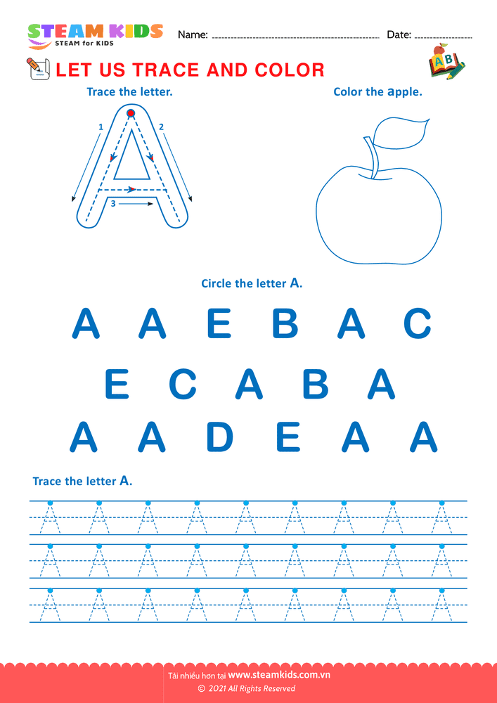 Trace and Color - B6