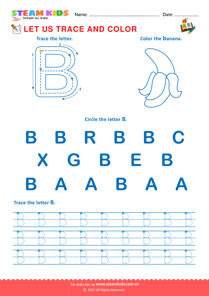 Trace and Color - B6