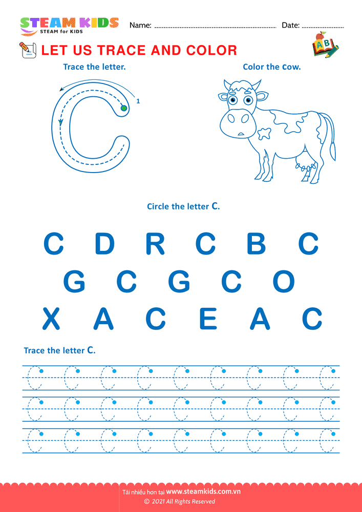 Trace and Color - B6