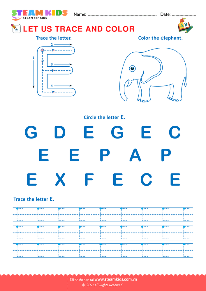 Trace and Color - B6