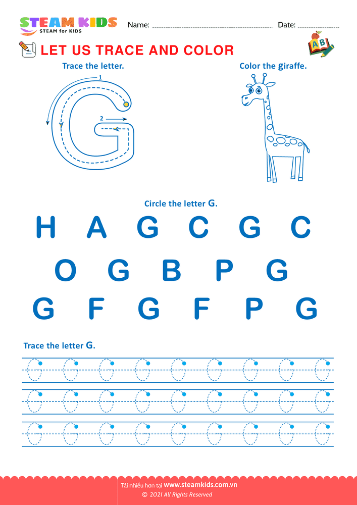 Trace and Color - B12